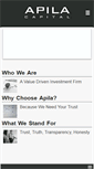 Mobile Screenshot of apilacapital.com